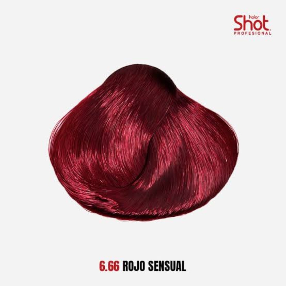 Kolor Shot Professional 6.66 Intense Sensual Red - (90ml) - Permanent Dye
